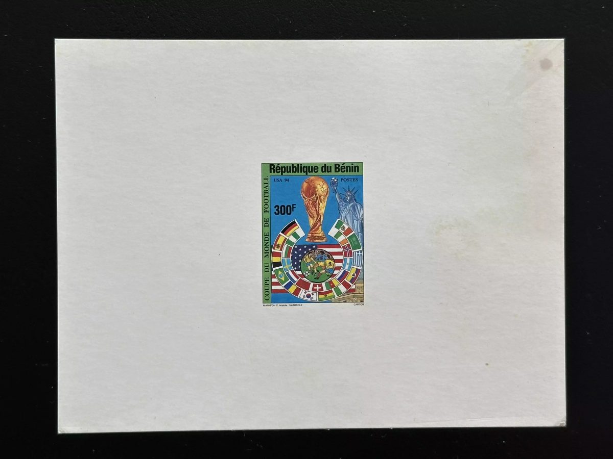 Benin 1994 Mi. 623 luxury event DEFECTS Football FIFA USA Freedom