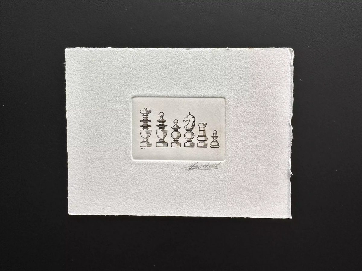 Belgien 1995 COB 2593 Künstlerprobe FDC Schach schwarz