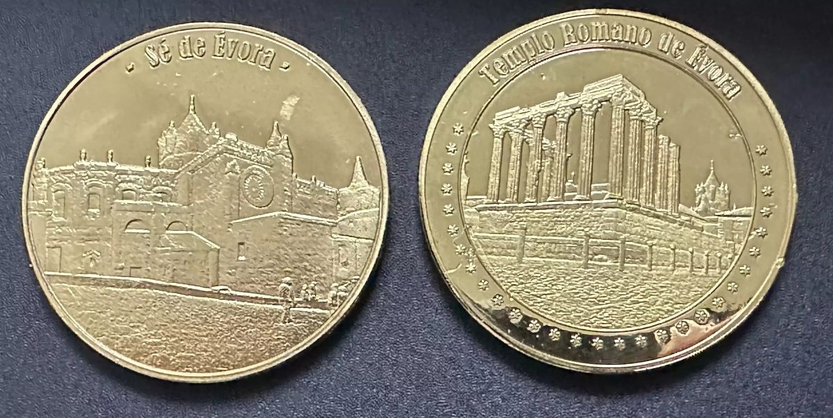 Medalha Souvenir "Vitorino Nemésio - Miradouro do Facho - Terceira Açores"