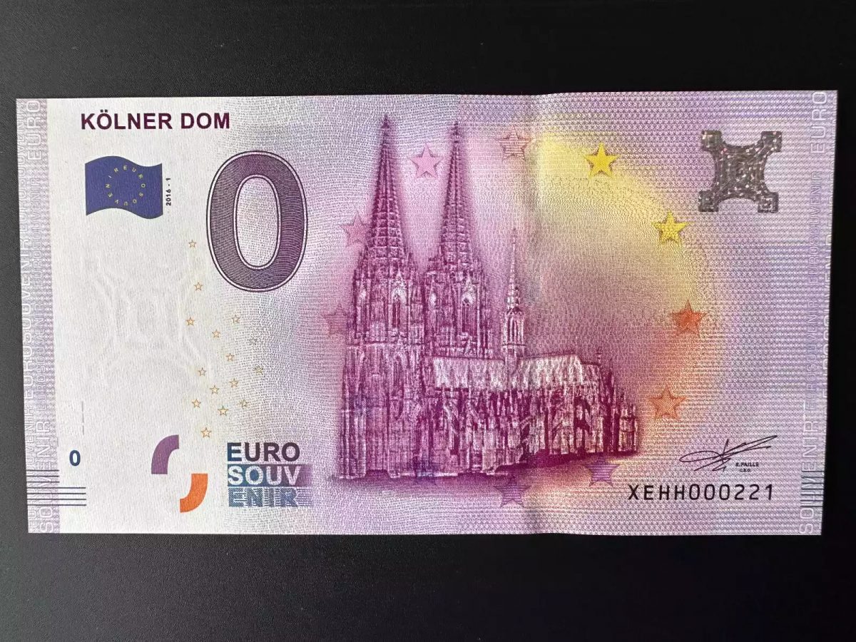 Billet touristique Souvenir Souvenirschein Allemagne Kölner Dom 2016-1 Banknote