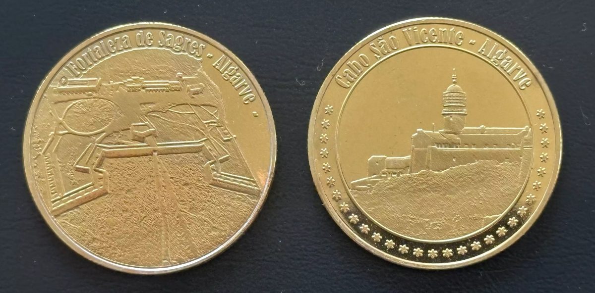 Souvenir Coin "Cabo S. Vicente - Fortaleza Sagres"