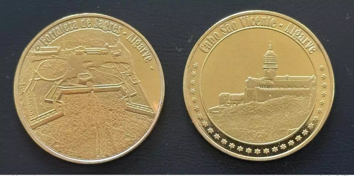 Médaille souvenir "Cabo S. Vicente - Fortaleza Sagres"