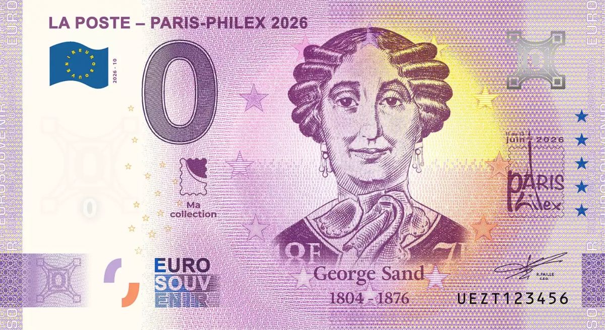 Correios - Paris-Philex 2026 George Sand