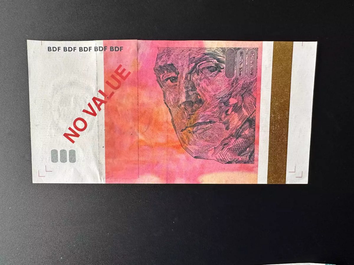 Banque de France BDF Test Note Maurice Ravel 20 €