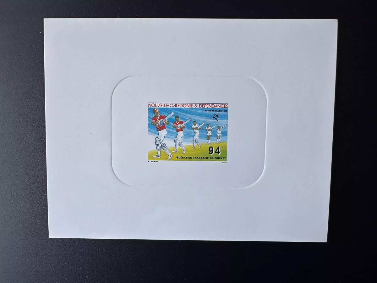 New Caledonia 1987 YT PA 256 luxury event Cricket Sport Federation