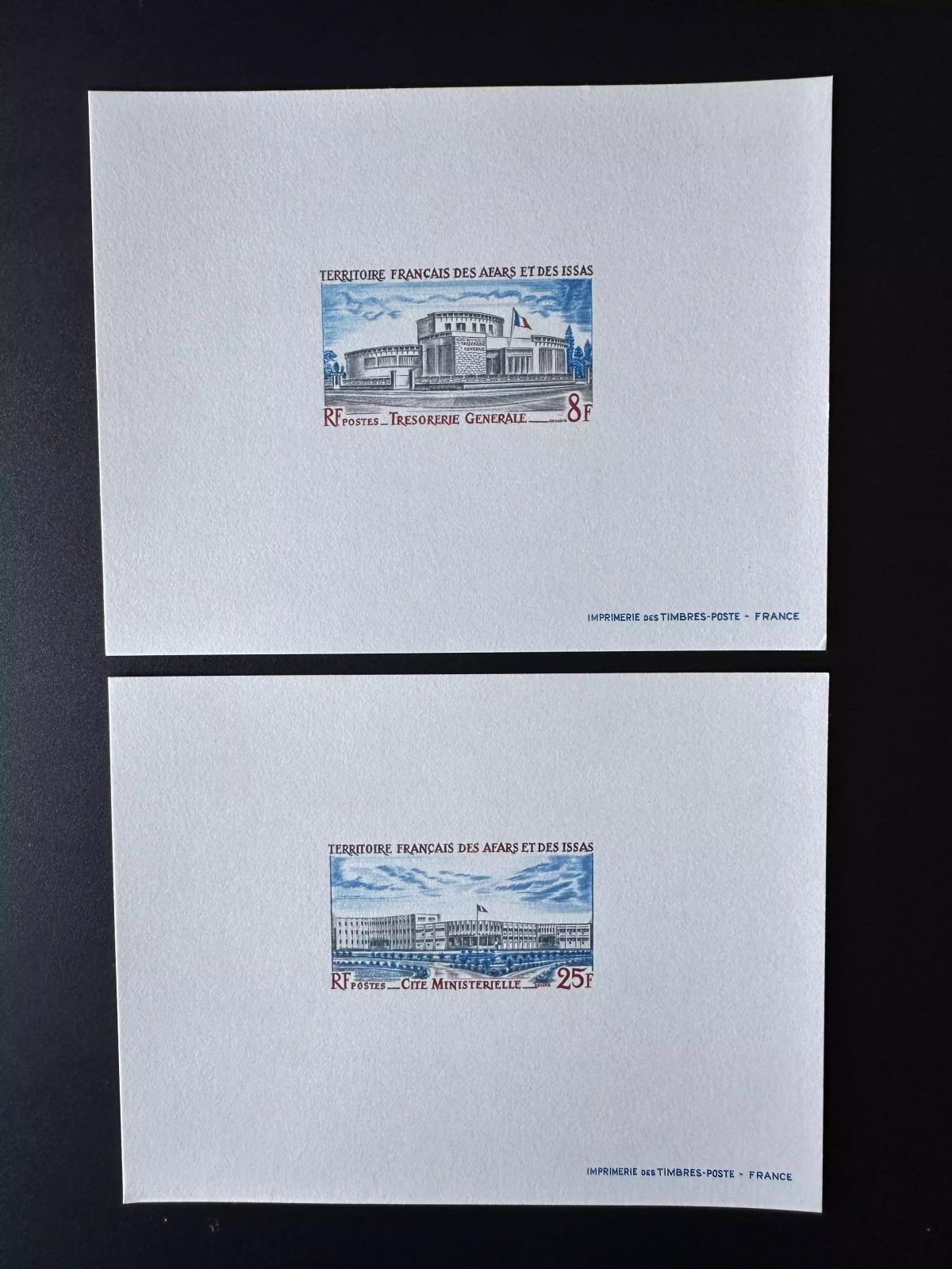 Afars und Issas 1975 Mi. 115-116 Luxusprobe Schatzamt