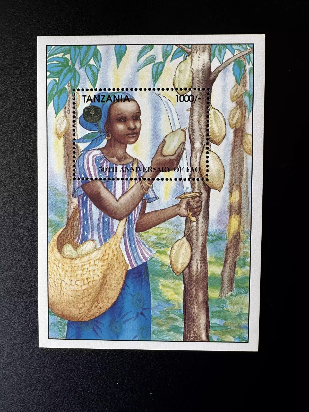 Tanzanie 1995 Mi. Bl. 288 FAO Agriculture Culture Arbre Fruit Alimentation