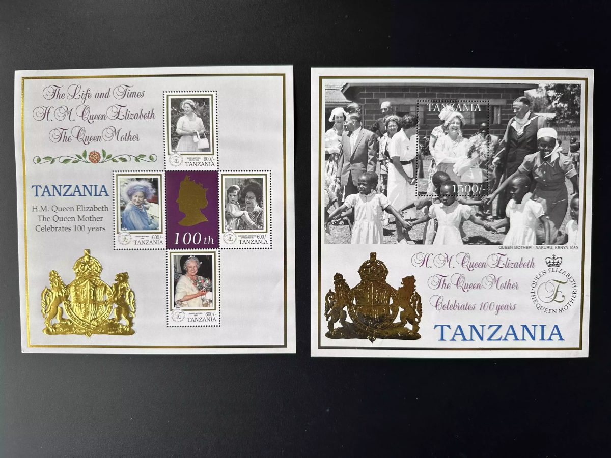 Tanzanie 1999 Mi. Bl. 459 Famille Royale Queen Mother Elizabeth Centenaire