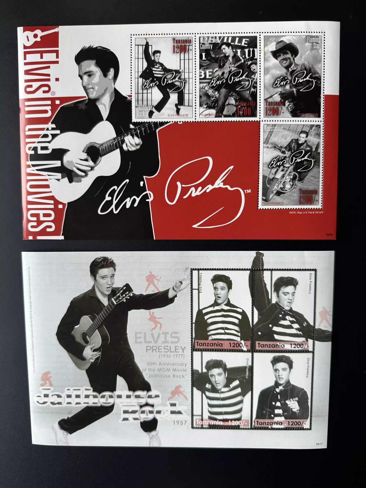 Tanzanie 2006 Mi. Bl. 4366 - 4373 Elvis Presley Jailhouse Rock Chanteur Musique
