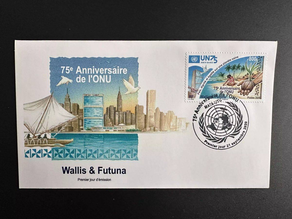 Wallis et Futuna 2020 YT 932 FDC 75e Anniversaire ONU Planète saine Faune
