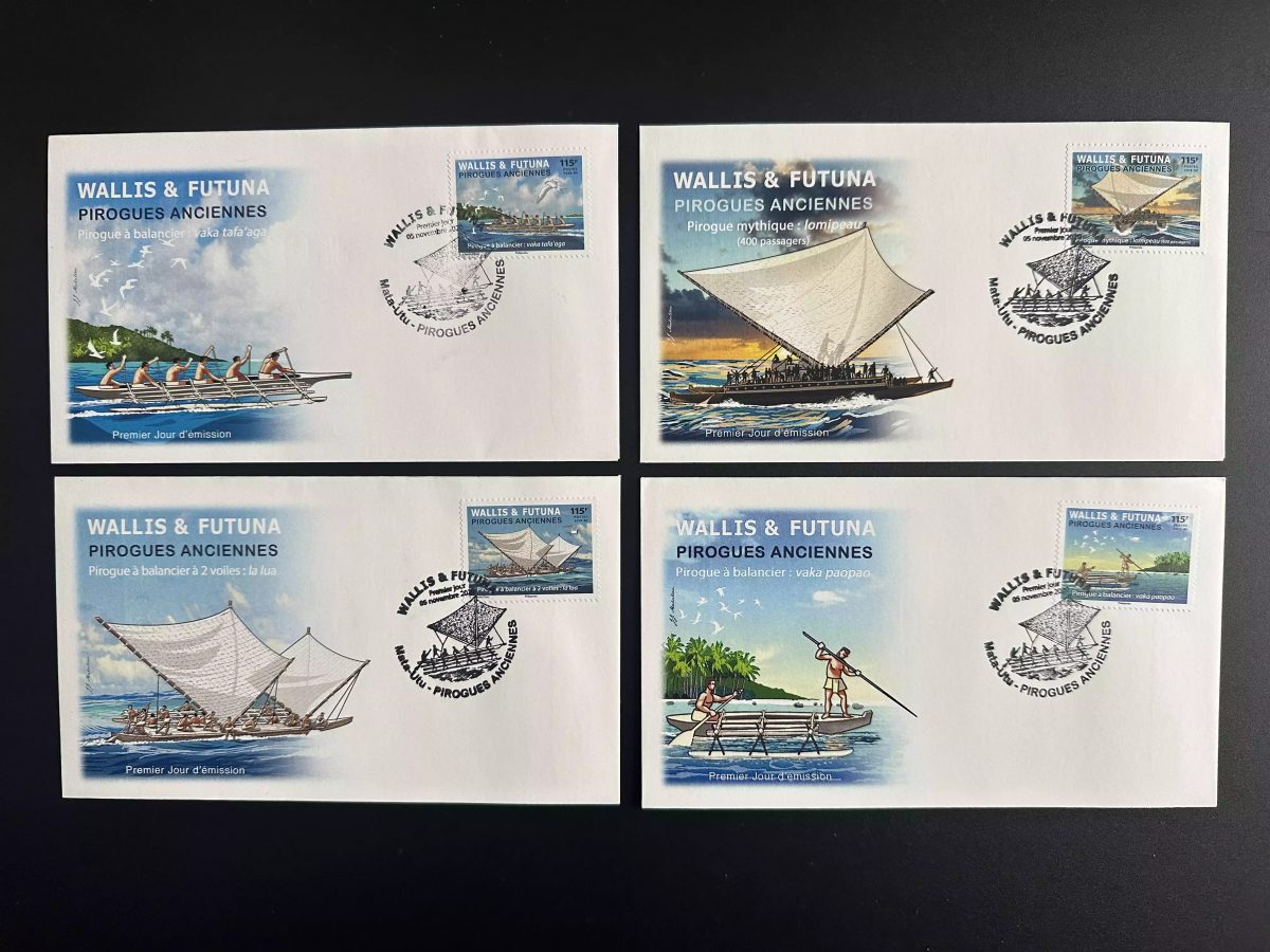 Wallis & Futuna 2020 YT 936-939 FDC Pirogues anciennes balancier voiles