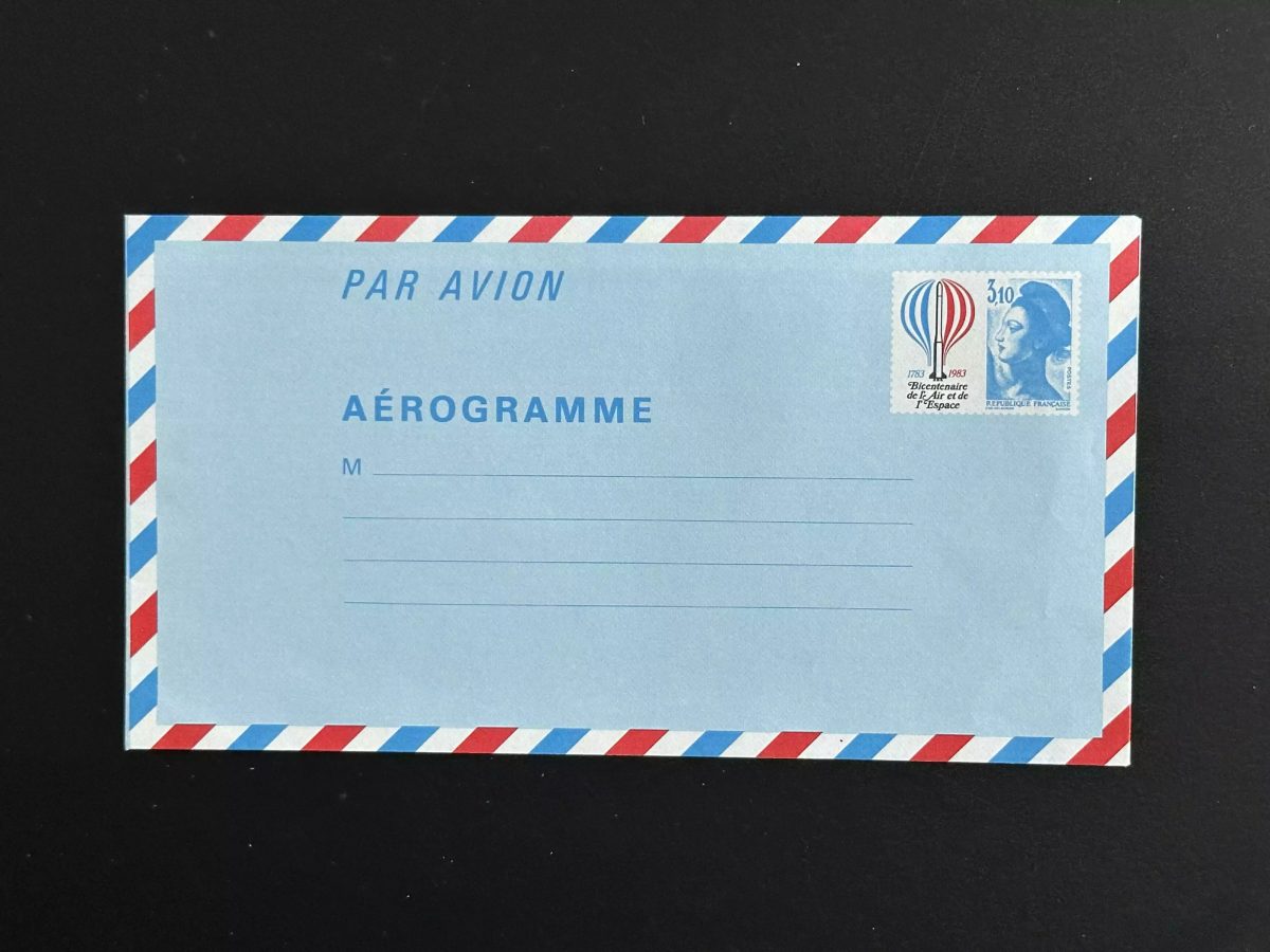 Aerogram France Bicentenary Air and Space 1783-1983 Liberté 3,10F Neuf
