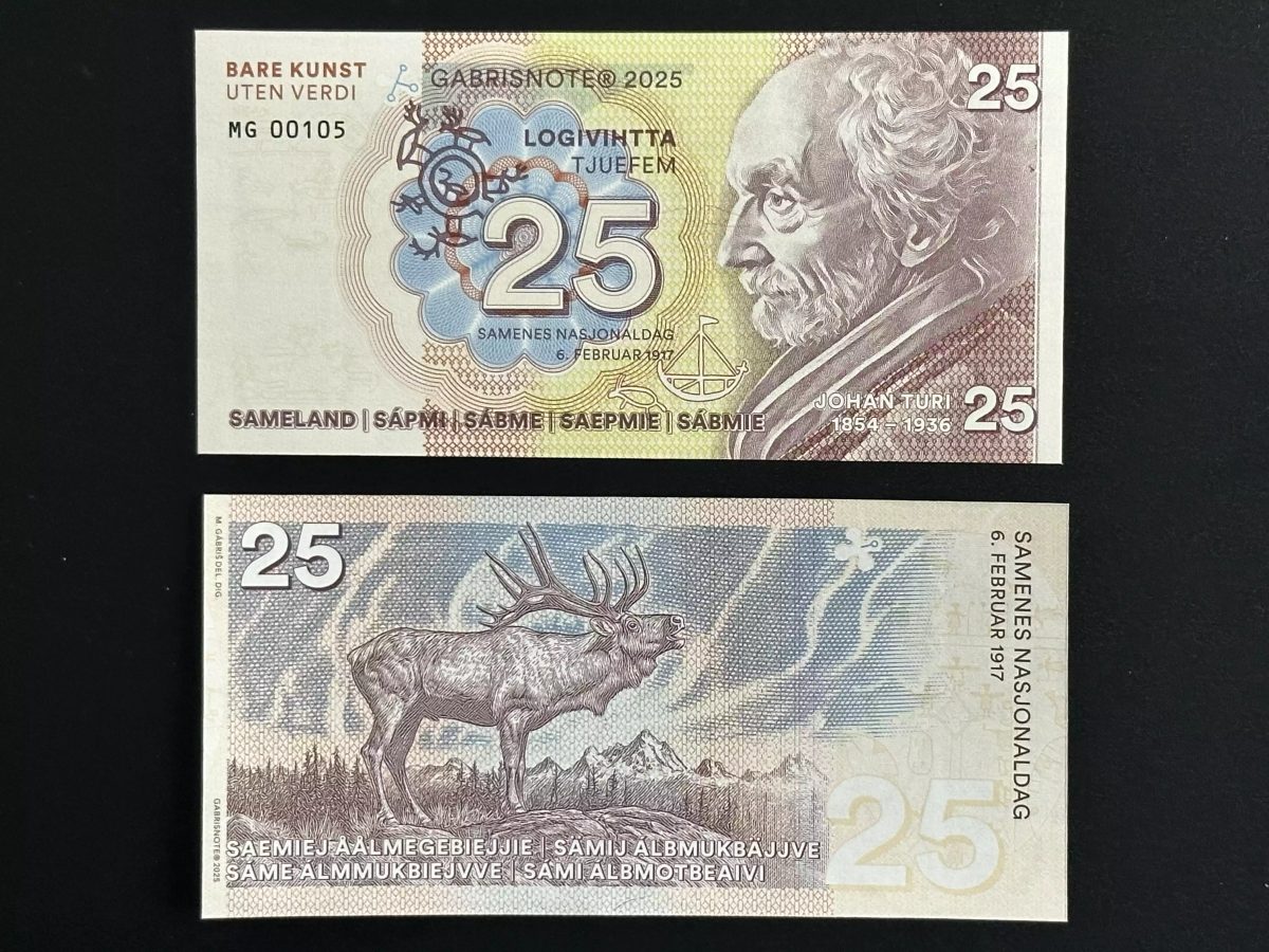 Matej Gabris GABRISNOTE 2025 Sameland Sápmi 25 Johan Turi - Billet Fantaisie