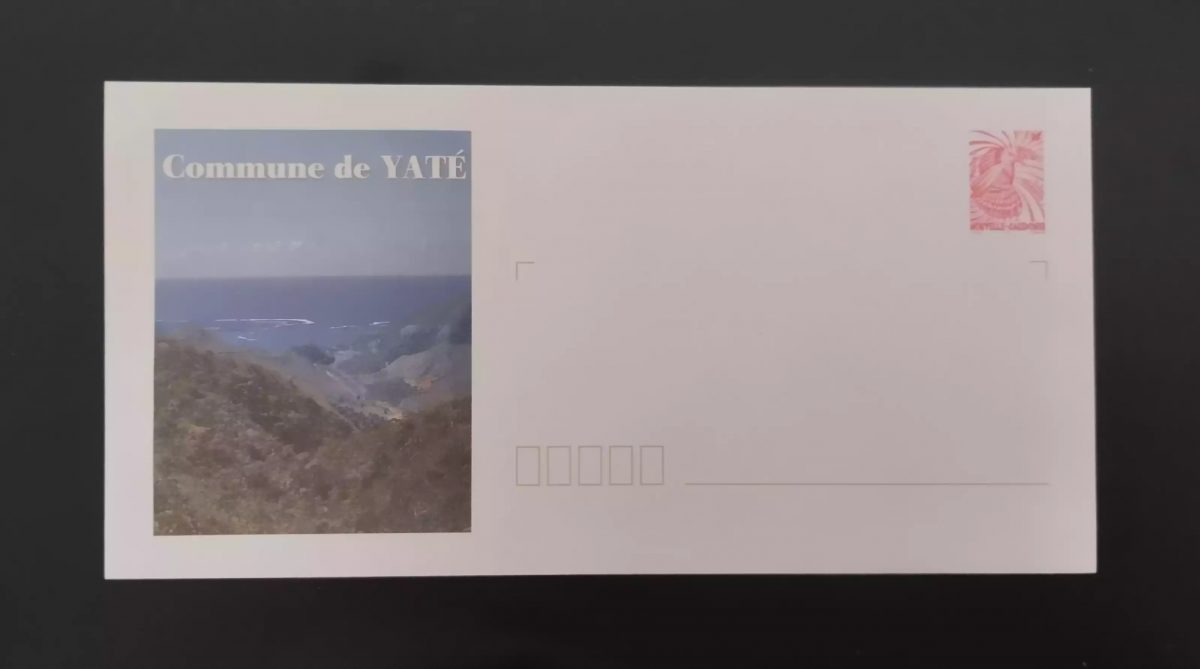 PAP Ganzsache Neukaledonien Gemeinde Yaté roter Kagu