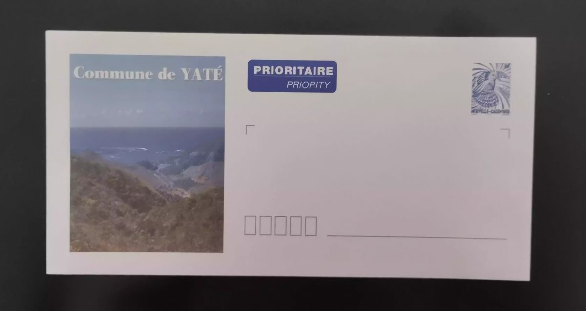 PAP Entier postal prêt-à-poster Nouvelle-Calédonie Commune de Yaté cagou bleu