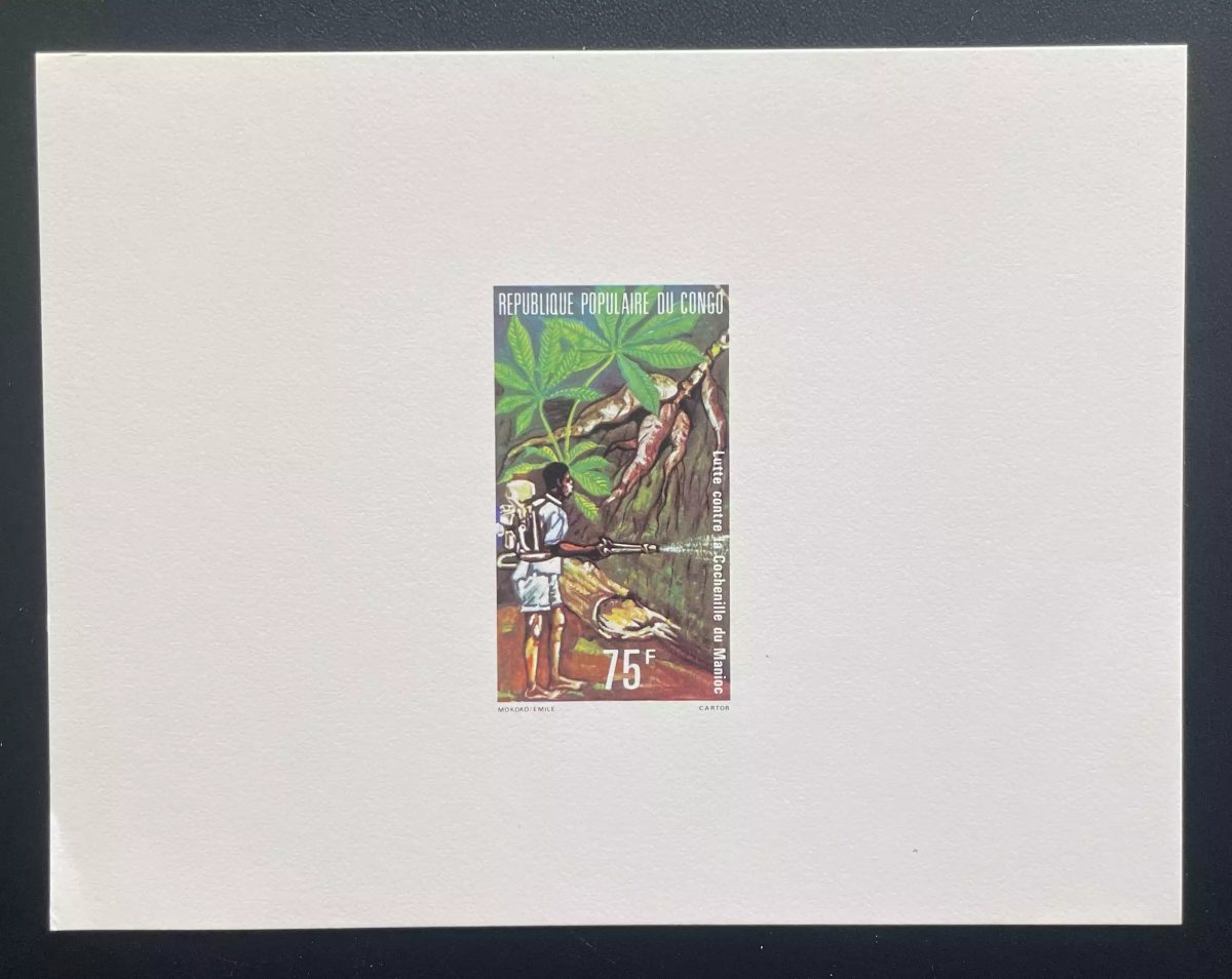 Kongo 1981 Mi. 839 Luxusprobe Kampf gegen Maniok-Schildlaus Landwirtschaft