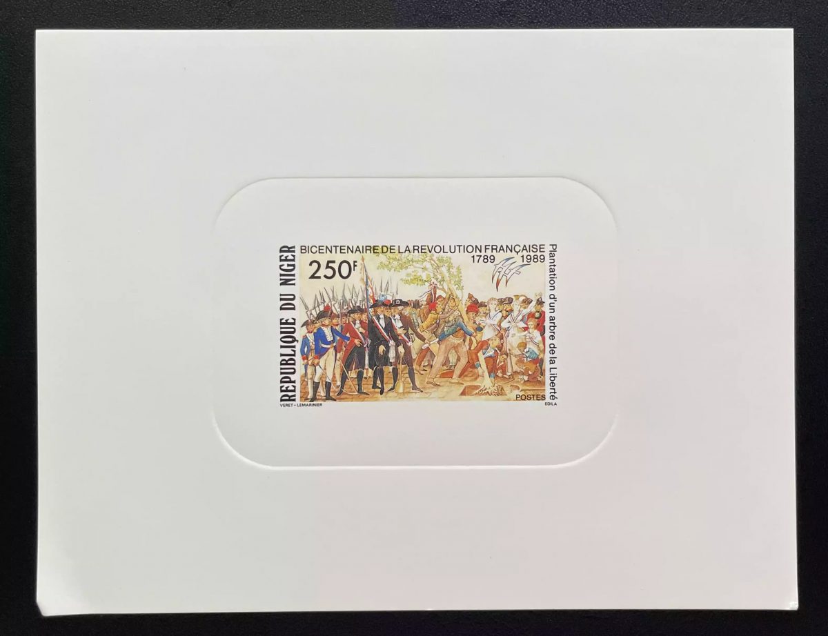 Niger 1989 Mi. 1065 épreuve de luxe Bicentenaire Révolution française