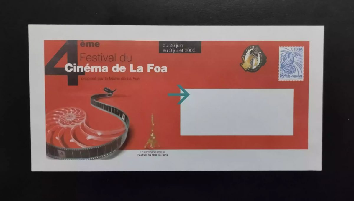 Nouvelle Calédonie enveloppe 4ème Festival du Cinéma de La Foa 2002