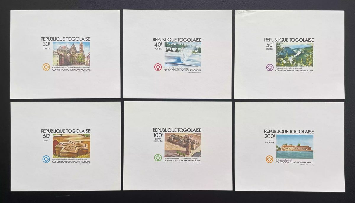 Togo 1981 Mi. 1571 - 1576 luxury proof UNESCO World Heritage