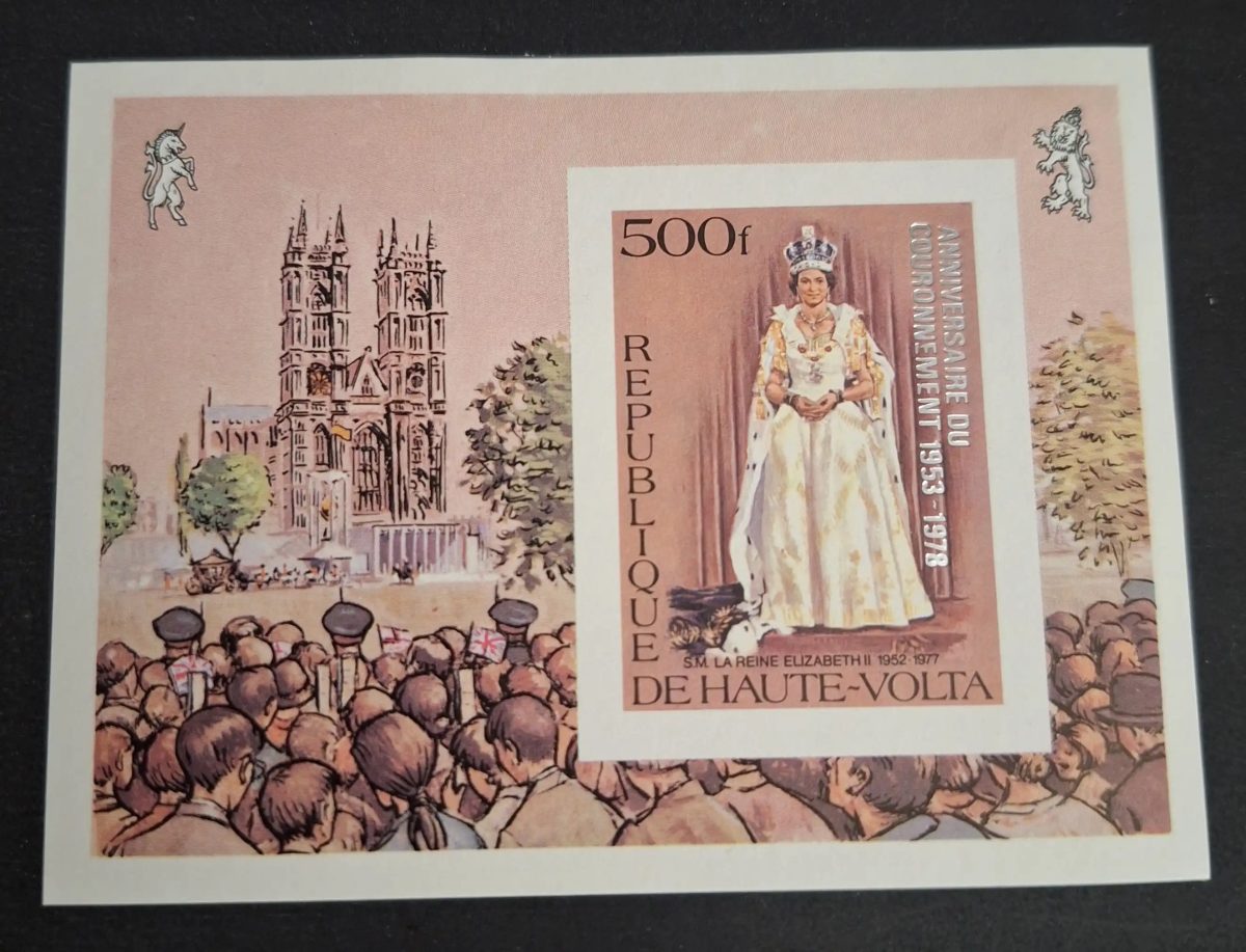 Haute-Volta 1978 Mi. Bl. 51 ND Reine Elizabeth II couronnement