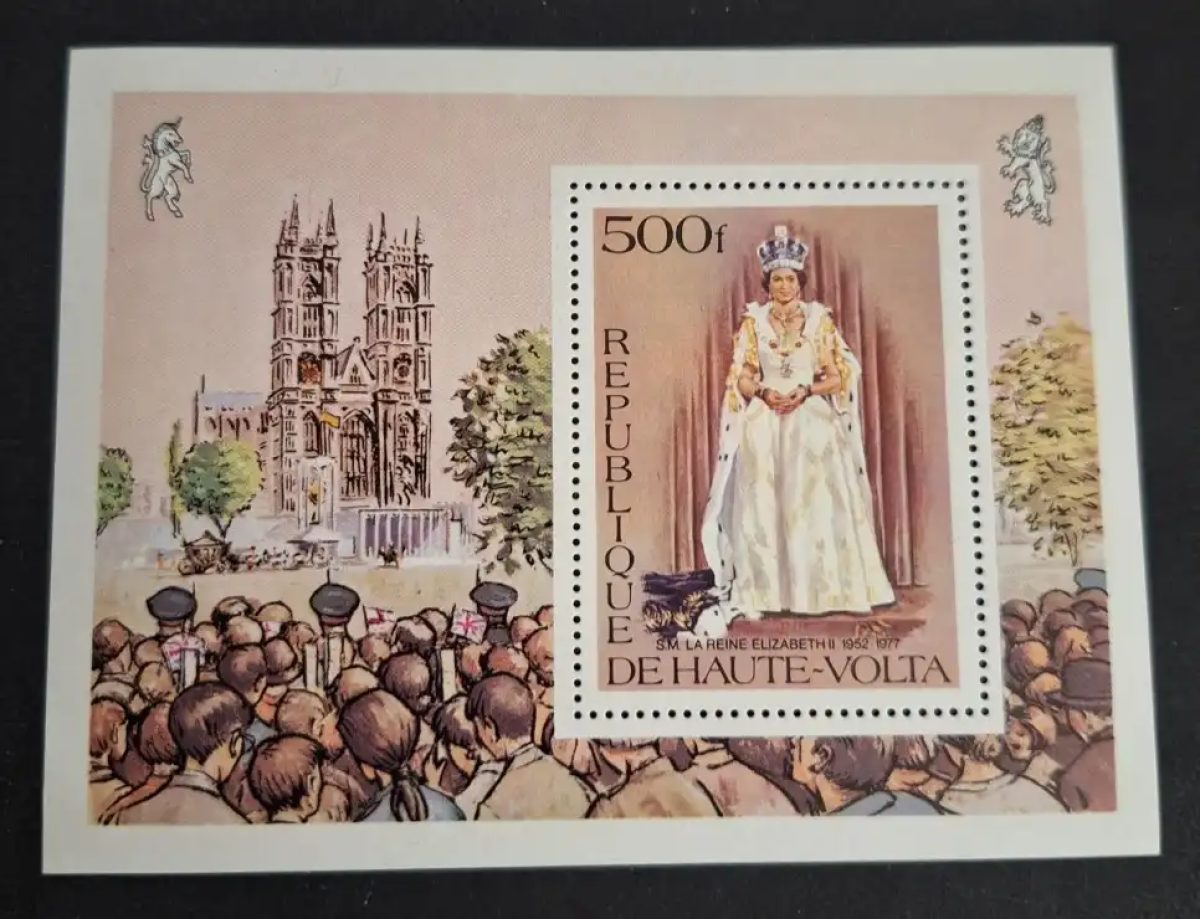 Obervolta 1977 Mi. Bl. 51 Königin Elizabeth II Krönungsjubiläum