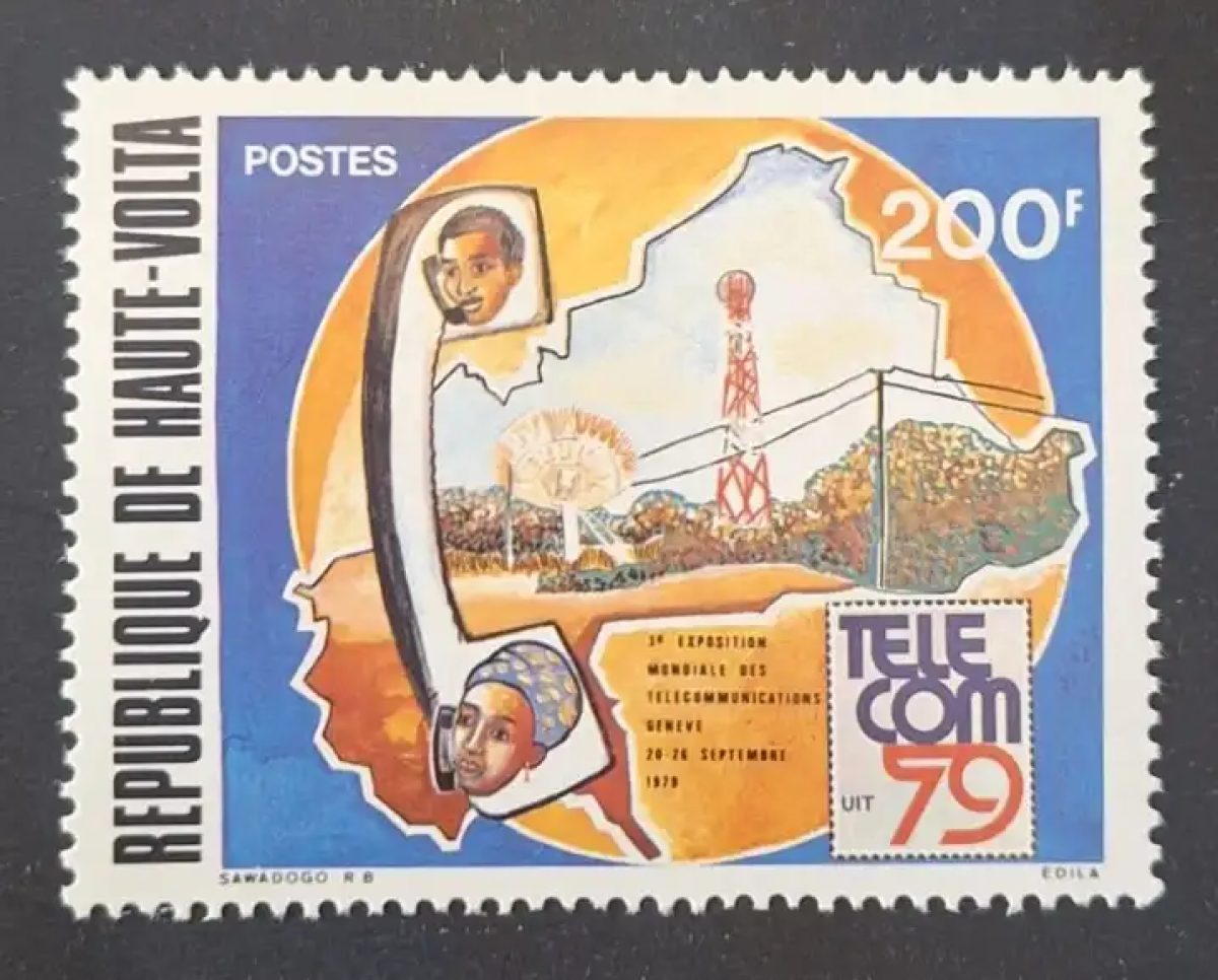 Obervolta 1979 Mi. 768 Telecom 79 UIT Telekommunikation Genf