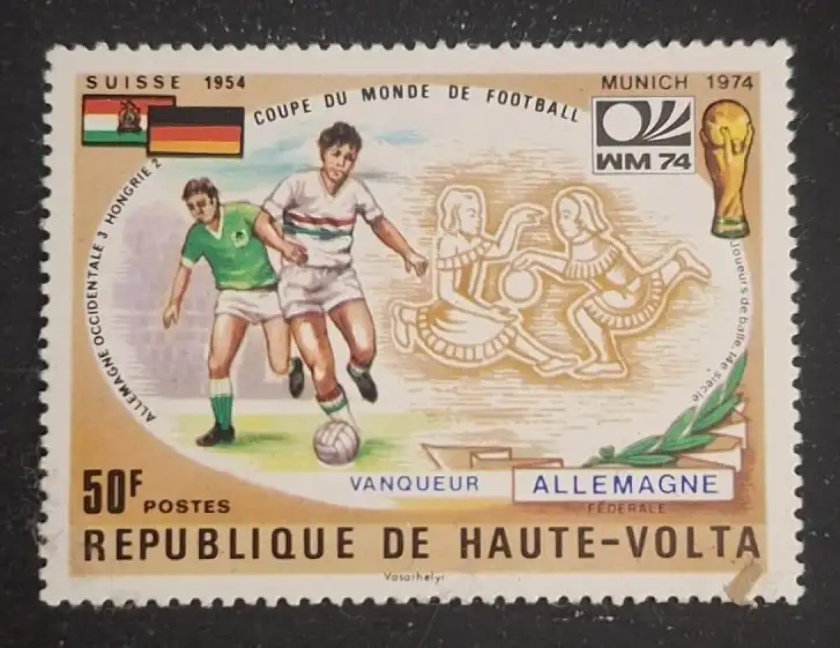 Haute-Volta 1974 Mi. 526 Coupe du Monde football Munich WM 74 Allemagne