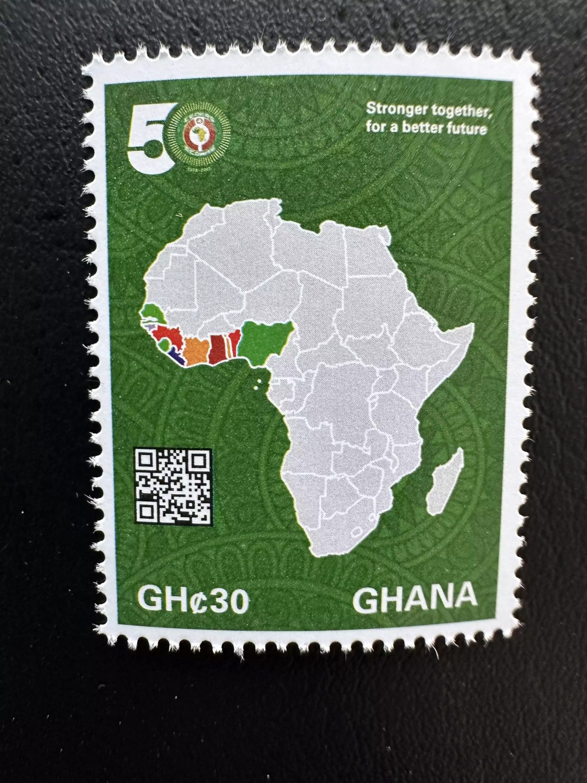Ghana 2026 CEDEAO 50 ans Afrique carte organisation régionale neuf