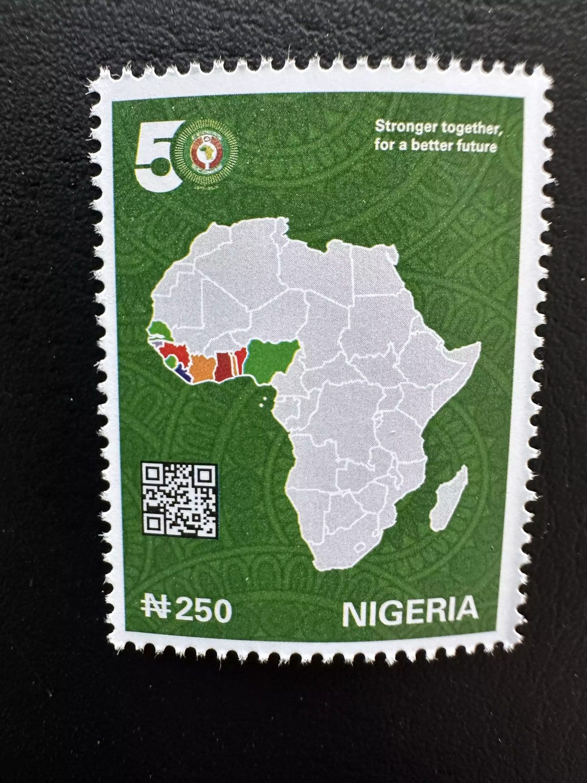 Nigéria 2026 CEDEAO 50 ans Afrique carte drapeaux coopération avenir