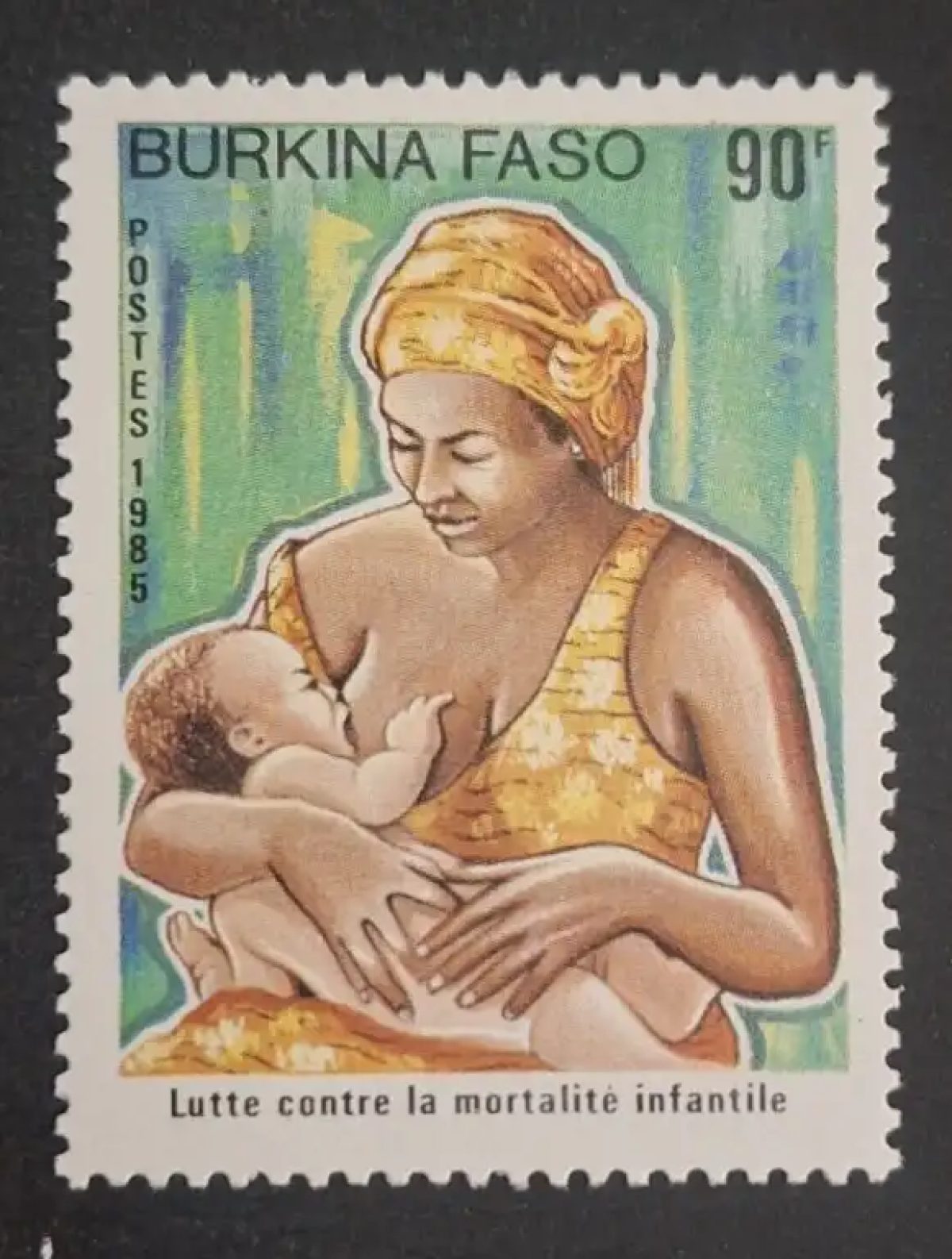Burkina Faso 1985 Mi. 1075 Lutte mortalité infantile mère enfant