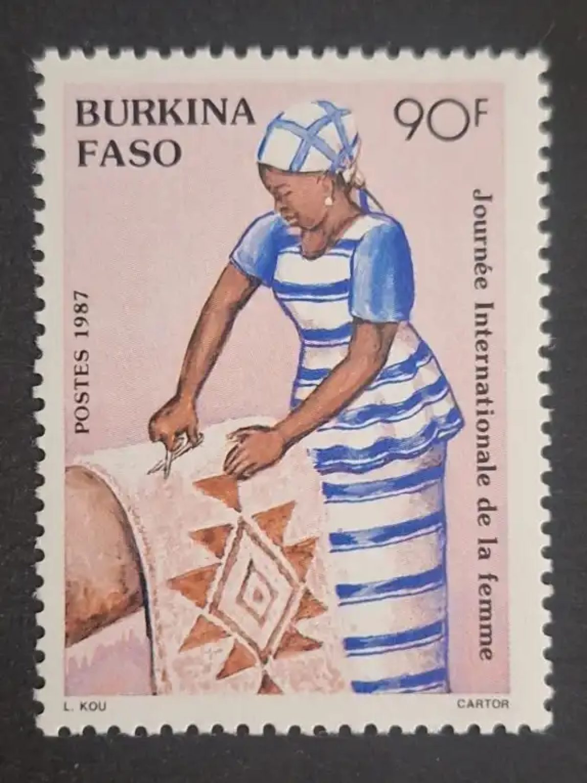 Burkina Faso 1987 Mi. 1126 Journée internationale femme artisanat