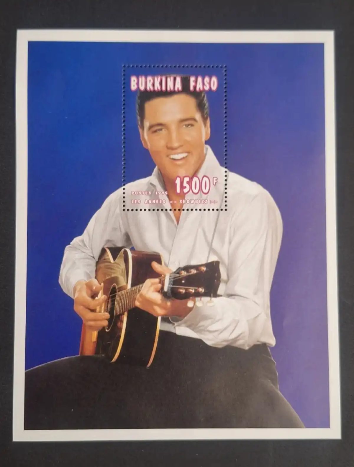 Burkina Faso 1995 Mi. Bl. 145 Elvis Presley guitare musique rock