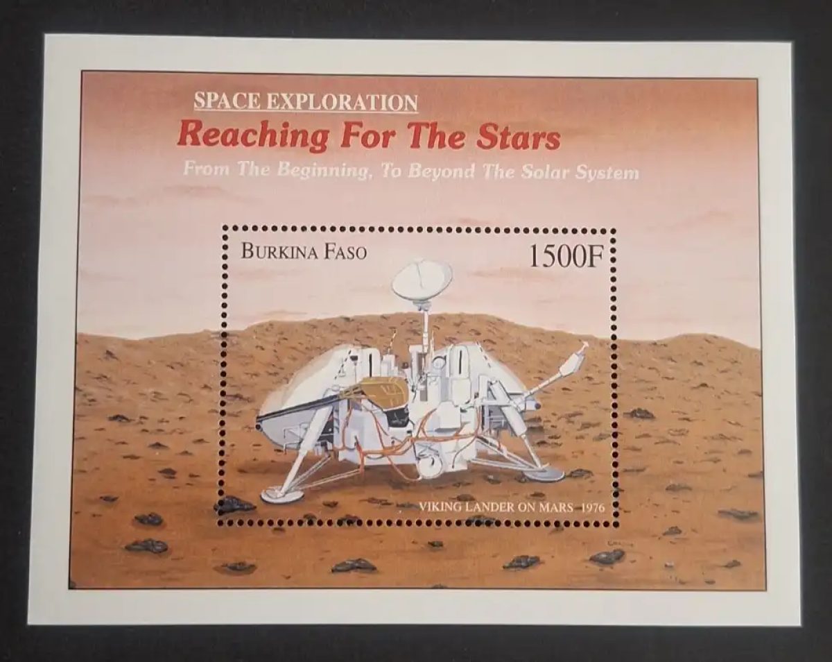 Burkina Faso 2000 Mi. Bl. 203 exploration spatiale Viking Lander Mars