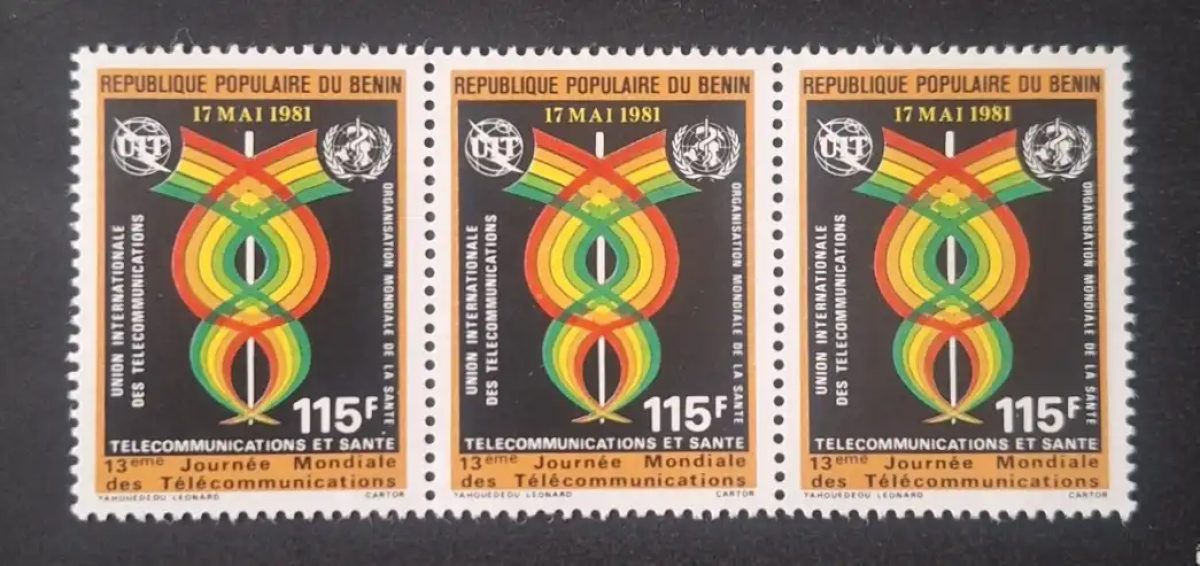 Benin 1981 Mi. 261 World Telecommunications Health Day ITU WHO