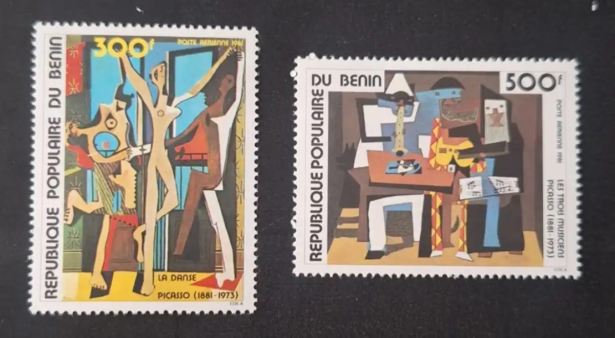 Bénin 1981 Mi. 272-273 Picasso La Danse Les Trois Musiciens peinture