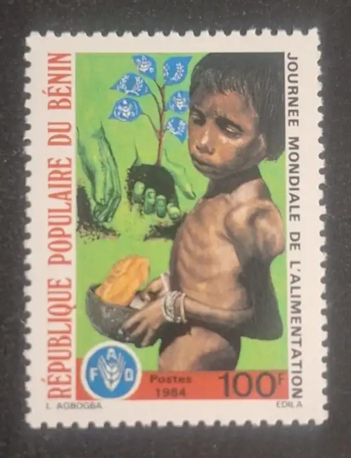Benin 1984 Mi. 376 World Food Day FAO child