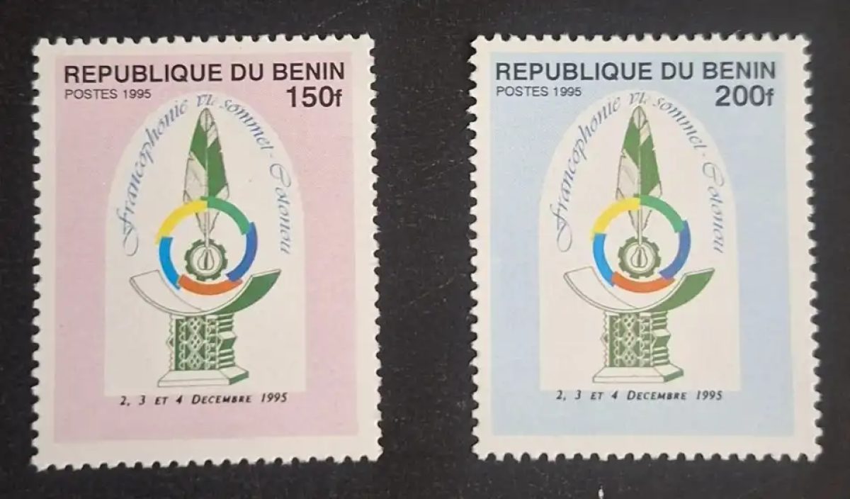 Bénin 1995 Mi. 716-717 Francophonie VIe sommet Cotonou décembre