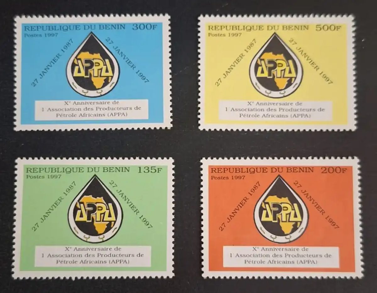 Bénin 1997 Mi. 985-988 APPA anniversaire producteurs pétrole Afrique