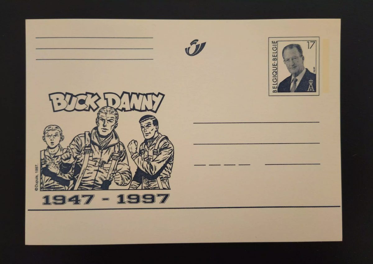 Belgien 1997 Bildganzsache Buck Danny 1947 Comic Dupuis 17F