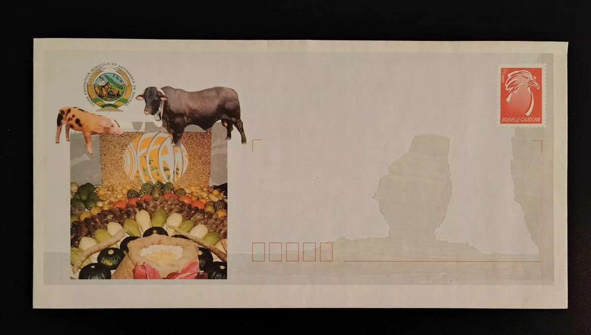 Entier postal Nouvelle Calédonie Foire agricole artisanale de Bourail