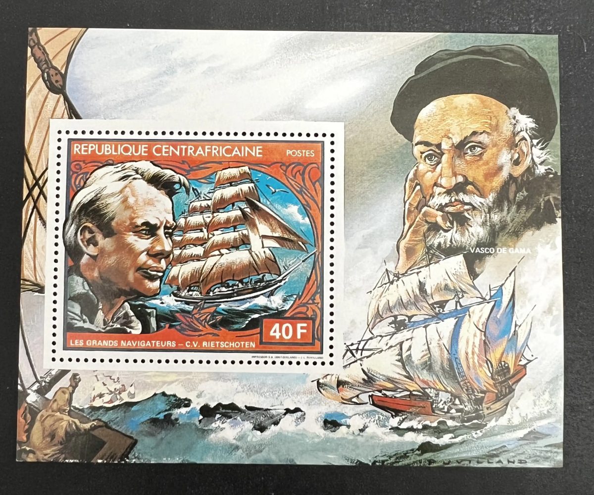 Centrafrique 1981 Mi. Bl. 767 Navigateurs Rietschoten Vasco de Gama