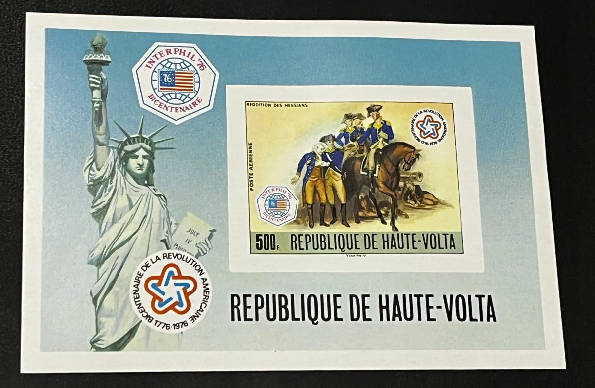 Haute-Volta 1976 Mi. Bl. 645 ND Bicentenaire révolution américaine