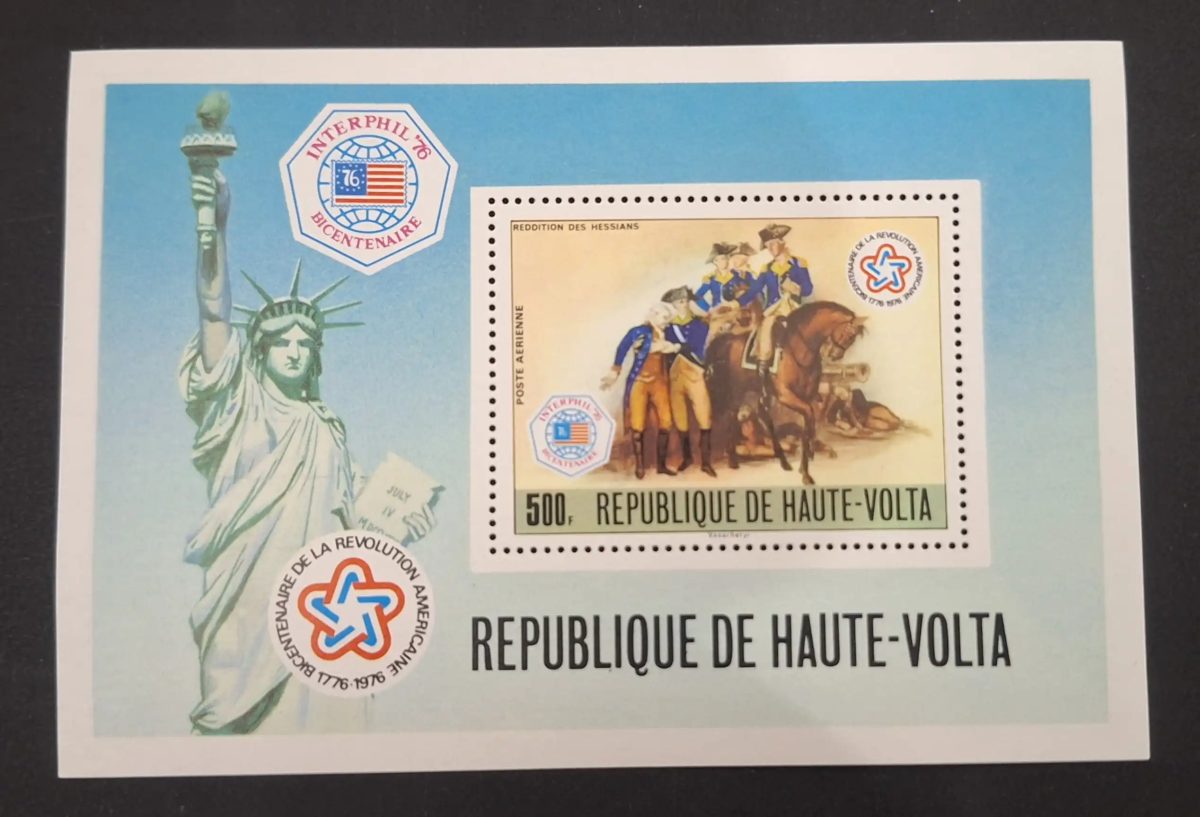 Haute-Volta 1976 Mi. Bl. 44 Bicentenaire révolution américaine