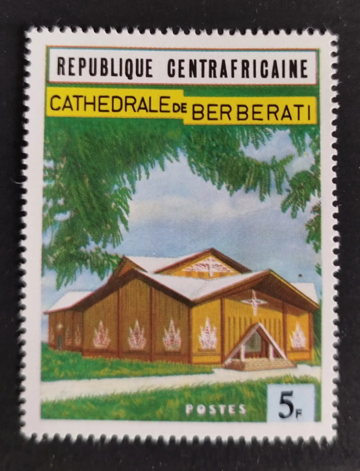 Centrafrique 1970 Mi. 240 cathédrale Berberati église architecture