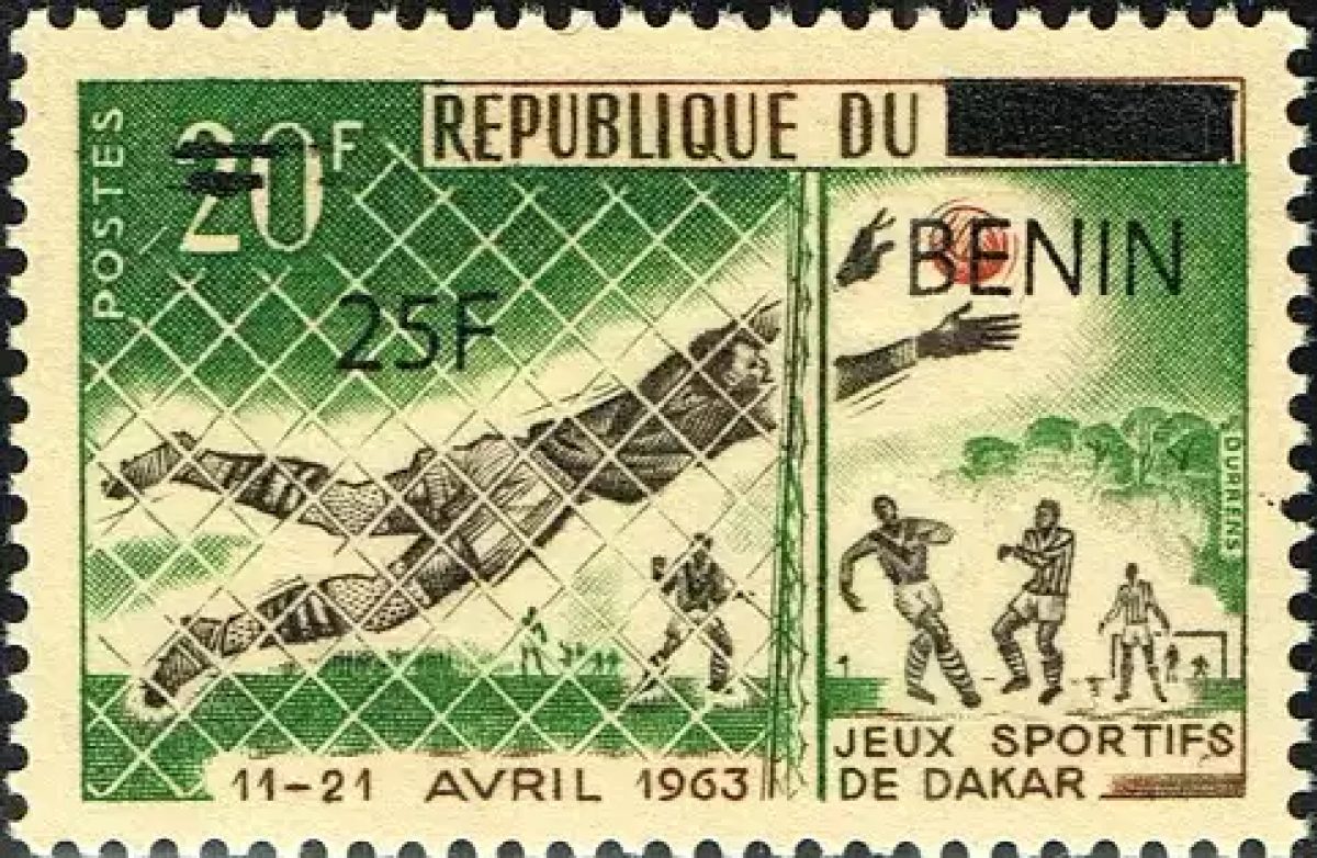 Benin 2009 Mi. 1480 Aufdruck Fußball Sportspiele Dakar