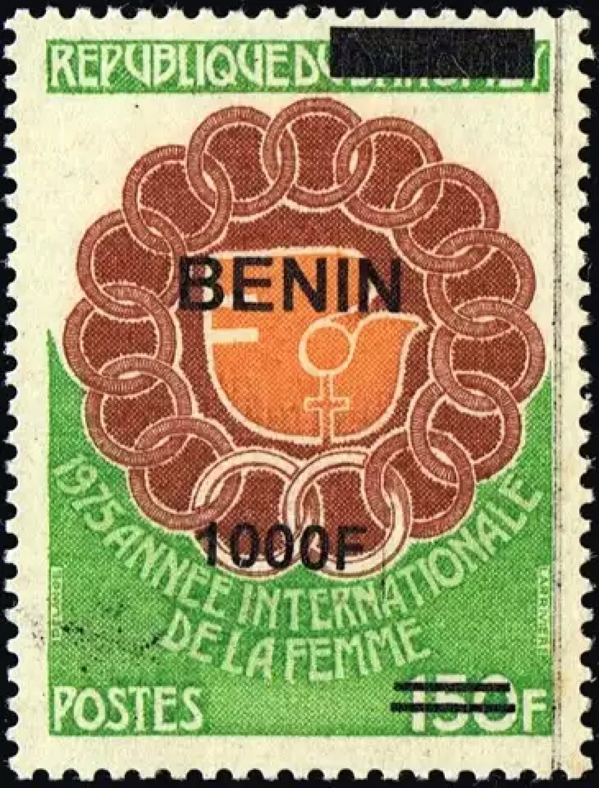 Bénin 2009 Mi. 1632 surchargé Année internationale de la femme