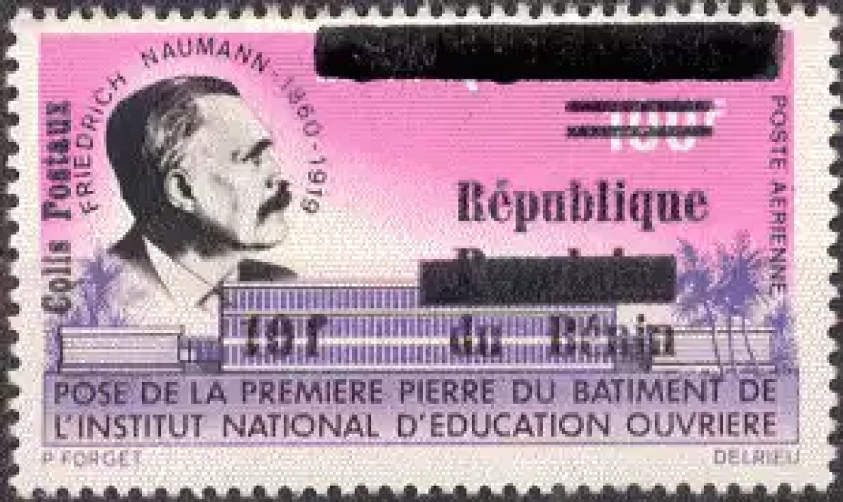 Bénin 2002 Mi. 41 Paketmarke surchargé colis postaux Naumann