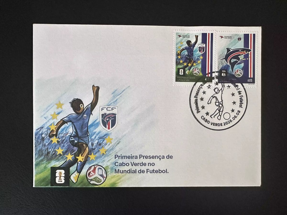 Cap-Vert 2026 FDC Football Coupe du Monde FIFA Requin Bleu FCF