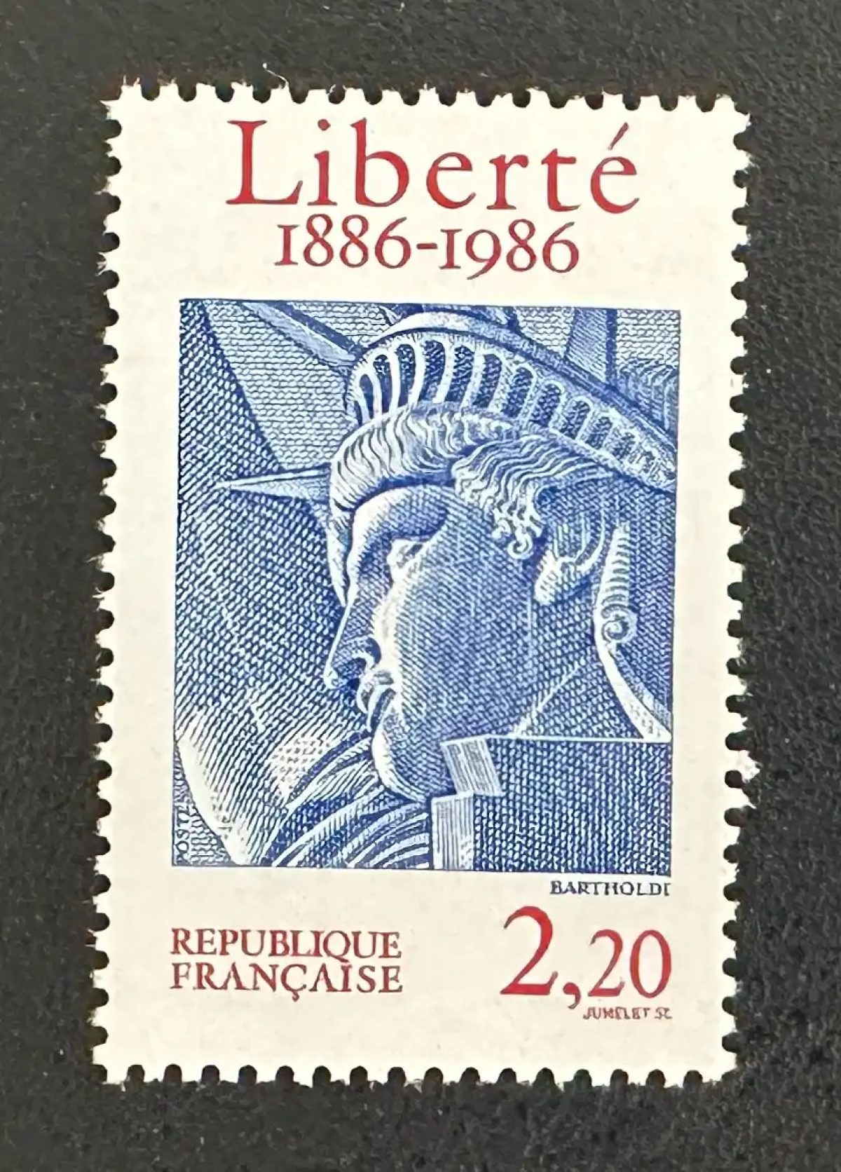 France 1986 Mi. 2554 Joint Issue Statue of Liberty Bartholdi