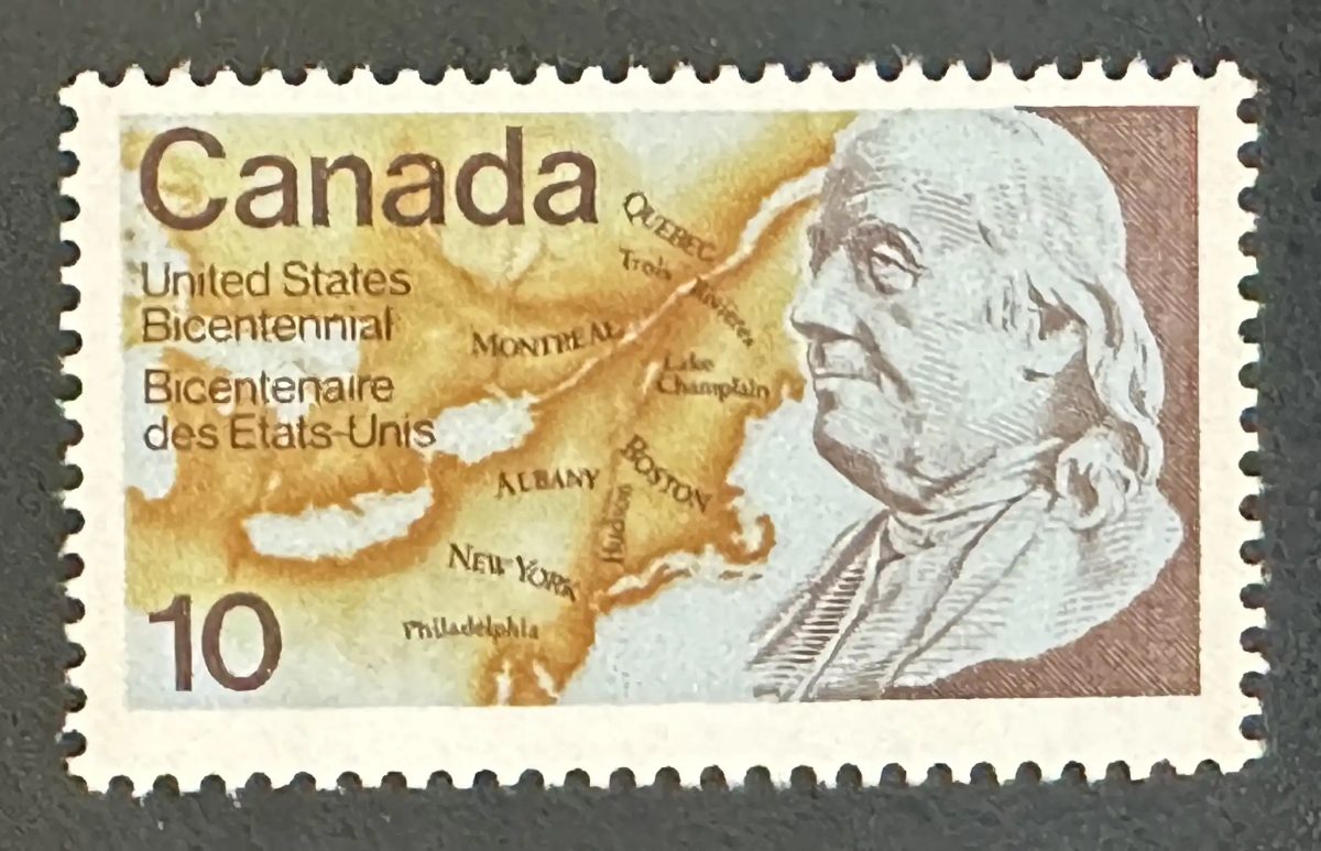 Canada 1976 Mi. 627 émission commune Bicentenaire États-Unis Franklin